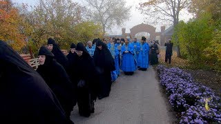Передача части мощей прп. Амвросия Оптинского в Казанскую Амвросиевскую пустынь (Шамордино)