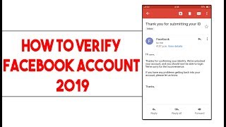 How to Verify Facebook Account 2019 by New Method