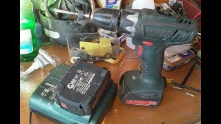 Metabo BS 14.4 Li Как отремонтировать кнопку аккумуляторного шуруповерта