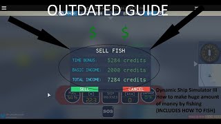 ROBLOX | Dynamic Ship Simulator III How to make large/huge amount of money by fishing