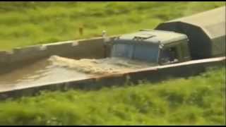 Russian truck Kamaz goes under water!