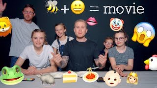 KIDS PIE THEIR DADS IN THE FACE - THE EMOJI GAME - PART 2