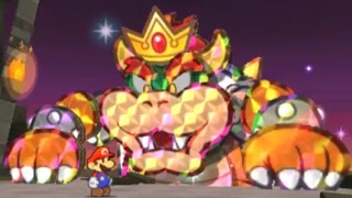 Paper Mario: Sticker Star Walkthrough Finale - World 6-3 Bowser's Sky Castle / Bowser Boss Fight