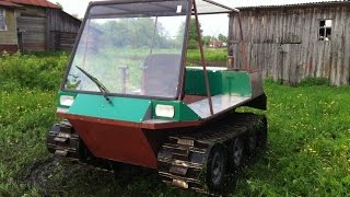 самодельный гусеничный вездеход+своими руками!