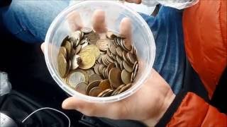 Не много копа и зарытый нами клад с посланием. Коп в Башкирии.Whites TreasureMaster.