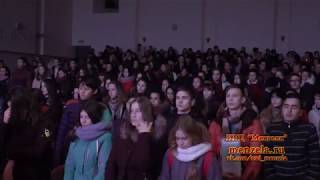 В Мензелинске студенты и школьники почтили память жертв  ДТП минутой молчания