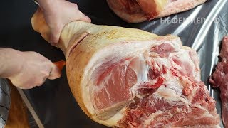 Как разделать заднюю четвертину