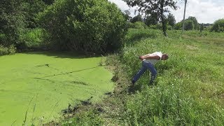 Находки из жуткого болота на поисковый магнит