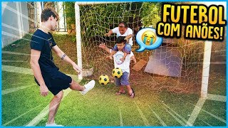 ANÕES VS GIGANTES: FUTEBOL MAIS DIFÍCIL!! [ REZENDE EVIL ]
