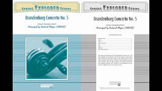 Brandenburg Concerto No. 5, arr. Richard Meyer – Score & Sound