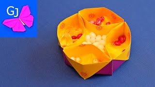 Оригами из бумаги Коробочка 5 в 1 своими руками