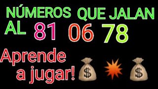 LOS NÚMEROS QUE JALAN AL 81 06 Y 78 / NÚMEROS QUE ATRAEN A OTROS NÚMEROS DE LOTERÍA