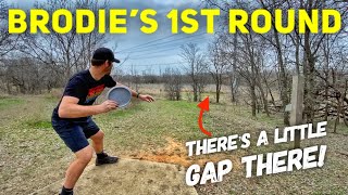 Brodie Smith's 1st Round of Disc Golf (18 holes)