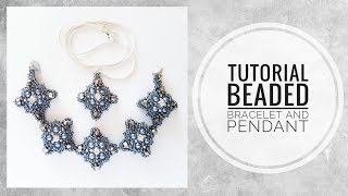 #МК - Браслет из бисера и бусин | #Tutorial - Beaded bracelet and beads