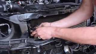 Как снять радиатор интеркулера на Кайроне. Removing the radiator intercooler SsangYong Kyron