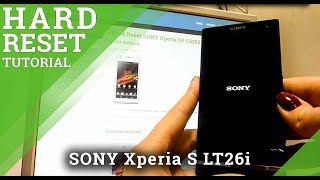 Hard Reset SONY Xperia S LT26i