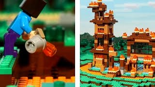 BIGGEST MINECRAFT FAIL (LEGO Stop Motion Animation)