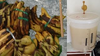 How to make Banana Wine Recipe 3 - Part 1 (Boiling Method)