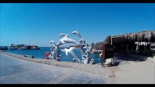 Sindbad Club 4*. Хургада Египет 2019. Часть 1 -  Вход в МОРЕ