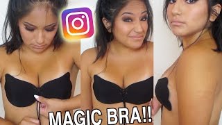 Instagram's Magic Bra!! Does it ACTUALLY Work?? Backless/Strapless/Pushup