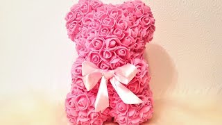 МИШКА \ МЕДВЕДЬ ИЗ  3D  РОЗ...BEAR FROM 3D ROSE...