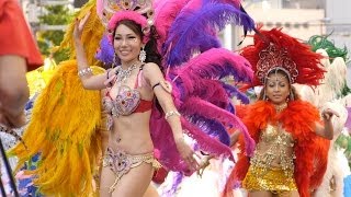 美女乱舞☆セクシーな腰つきのサンバパレードに観客大興奮！！