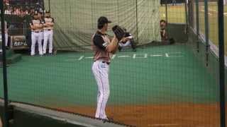 北海道日本ハムファイターズ 大谷翔平投球練習（Los Angeles Angels , Shohei Ohtani pitching）
