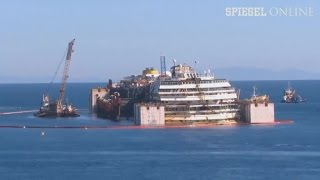 Costa Concordia im Zeitraffer: Und sie bewegt sich doch