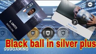 New trick | how to get black ball silver+ pack | silver+ pack black ball trick pes 2019 | #999gaming