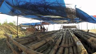 exploration by bamboo raft(from philippine to korea)