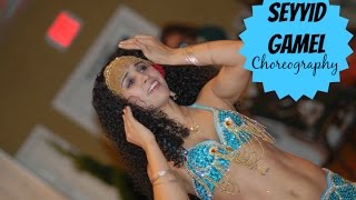 Modern Egyptian belly dance choreography: Seyyid Gamel (Mezdeke) - step by step combinations
