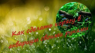 Как сделать корягу для аквариума своими руками
