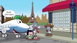 Gli ECO-amici a Paris - Cartone animato del progetto educativo Svitati per l'Ambiente