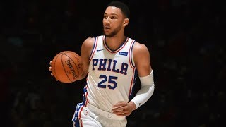 Ben Simmons 10th Triple Double! Embiid Windmill! 2017-18 Season