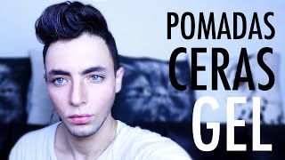 DIFERENCIA CERA POMADA GEL PEINADO HOMBRE | DIEGODOM