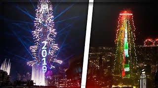 Новогодний Салют В Дубае 2019 Побил Рекорды Книги Гиннесса (ПОЛНОЕ ШОУ)