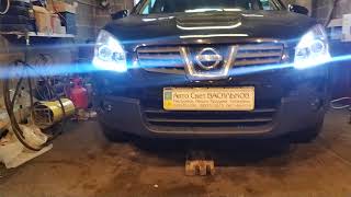 143 Nissan Qashqai Часть 2 ,  BiLed Optima Pro , DXO