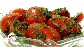 Помидоры по-итальянски - великолепная закуска.