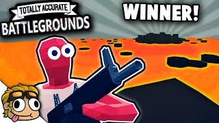 SECRET LAVA LAKE ARENA + FIRST WIN! | Totally Accurate Battlegrounds (TABG) Battle Royale Gameplay