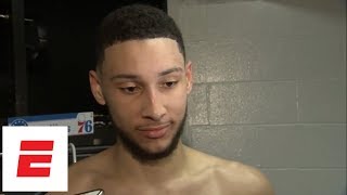 Ben Simmons agrees that 76ers were rusty after long layoff between series | ESPN