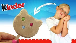 ♡• RECETTE GLACE KINDER | EN FORME DE CHAT ! •♡