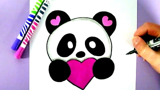 HOW TO DRAW A CUTE PANDA
