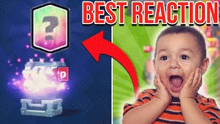 BESTE + LUSTIGSTE REAKTION AUF EINE KOSTENLOSE LEGENDÄRE KARTE! | TOP 5?! | Clash Royale deutsch