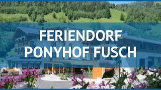 FERIENDORF PONYHOF FUSCH 3* Цель ам Зее обзор – ФЕРИЕНДОРФ ПОНУХОФ ФУСЧ 3* Цель ам Зее видео обзор