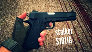 Недорогой пневматический пистолет Stalker S1911G