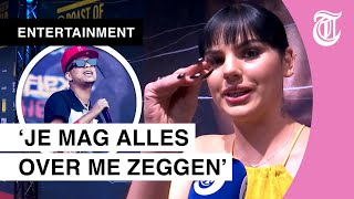 Famke Louise geïrriteerd door Ronnie Flex-grap