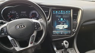 Магнитола в стиле Тесла для Kia Optima