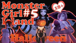 Прохождение Monster Girl Island #5 | Halloween и все платные DLC их обзор + Гайд 18+