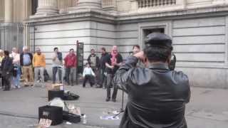Reggae busker (street performance)