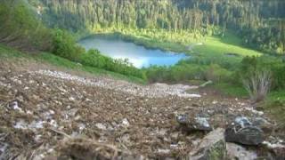 Красная Поляна Сочи озеро Кардывач летом